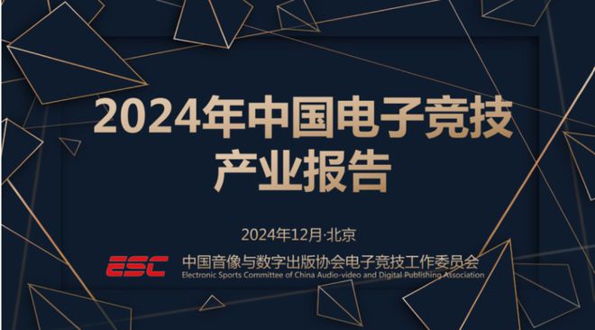 2024中国电子竞技产业报告发布：稳定多元持续向好竞技宝JJB官网(图1)