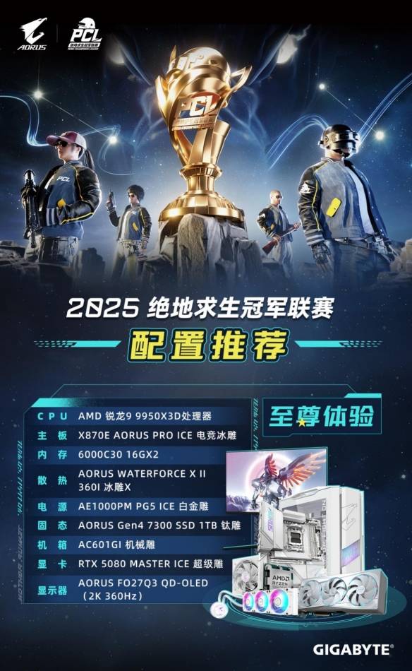 技嘉AORUS电竞主机联名PCL：助力畅快吃鸡体验竞技宝JJB平台(图7)