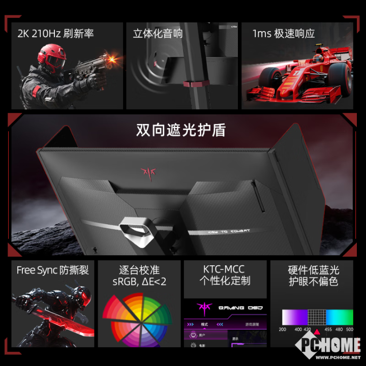 竞技宝JJB平台KTC推27M1电竞显示器 自带遮光罩设计国补7992元(图2)